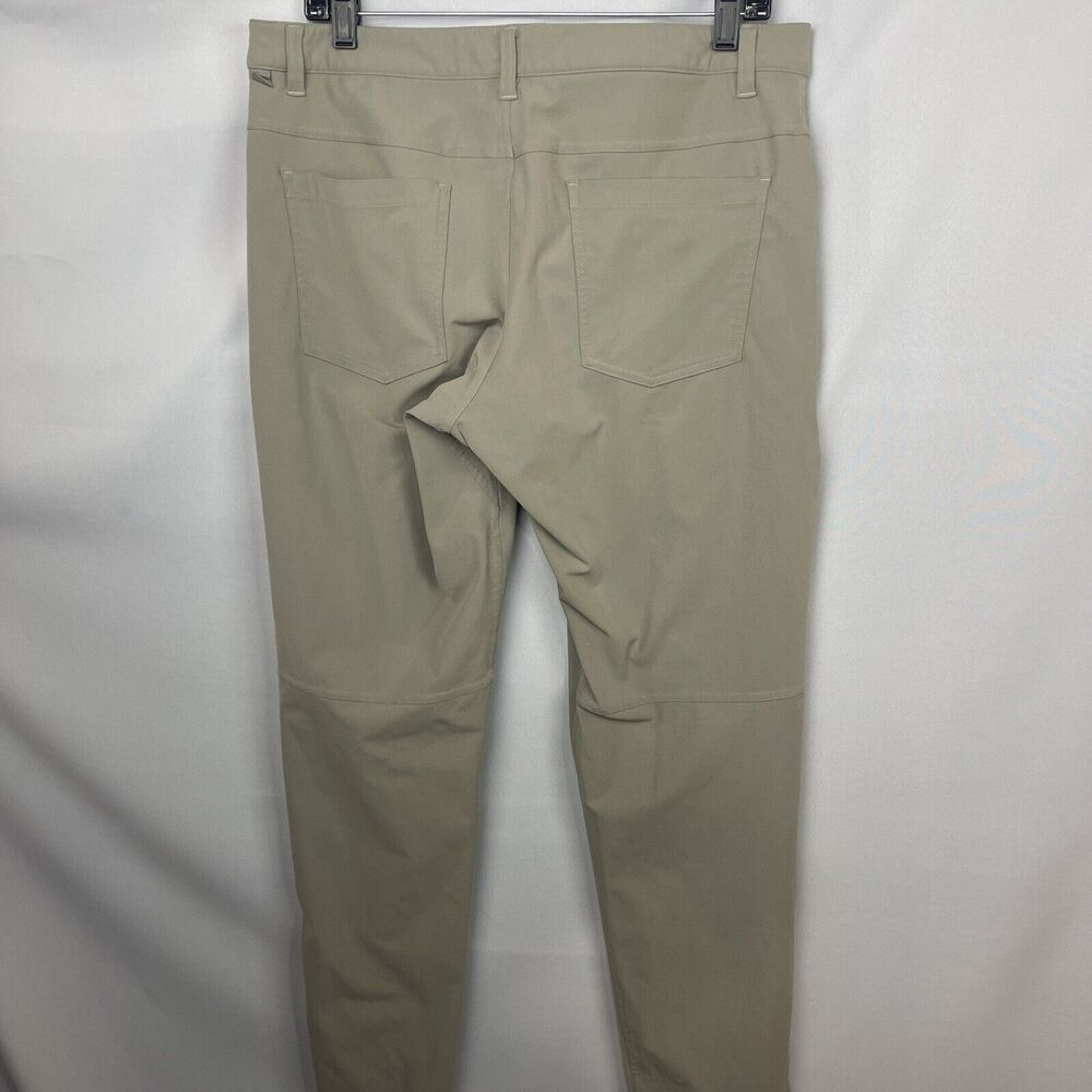 Lululemon Men's ABC Pants Size 33 Beige/Tan Warpstreme Stretch M5426SA - Picture 4 of 14